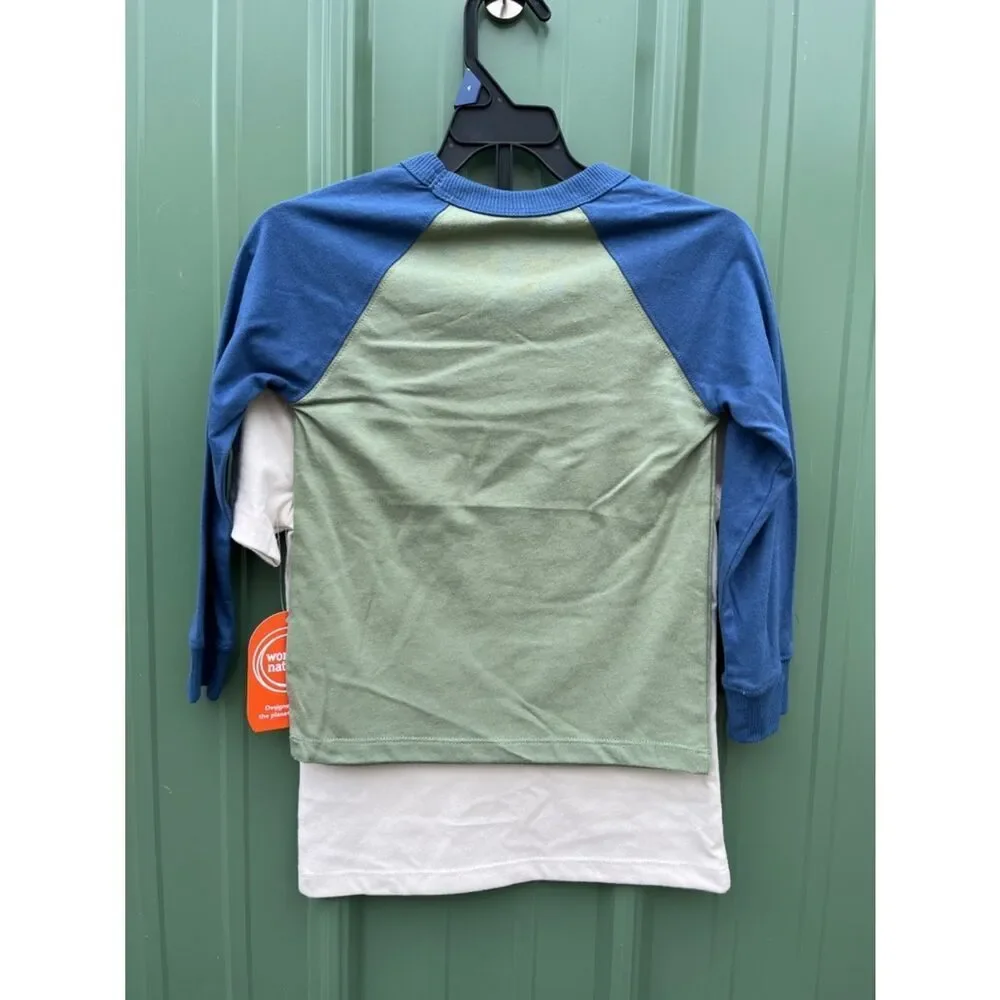 Toddler Boys Shirts & Pants 8-Piece Bundle Size 4T